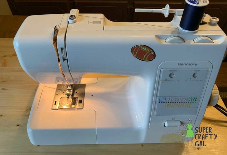 How to Thread a Kenmore Sewing Machine - Super Crafty Gal